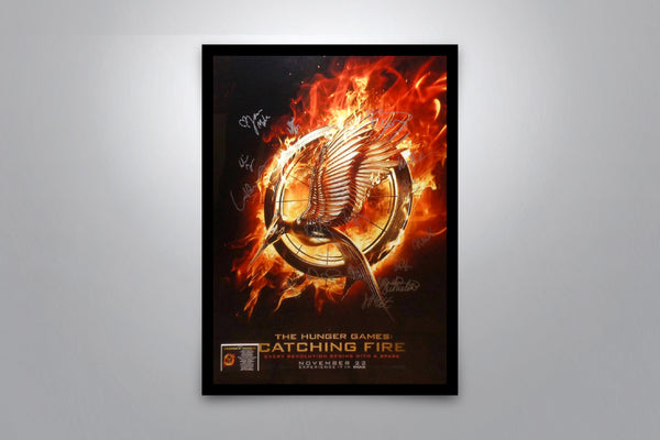 The Hunger Games: Catching Fire Signed Poster with COA