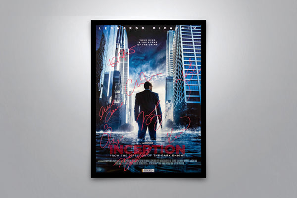 Inception Signed Poster with COA