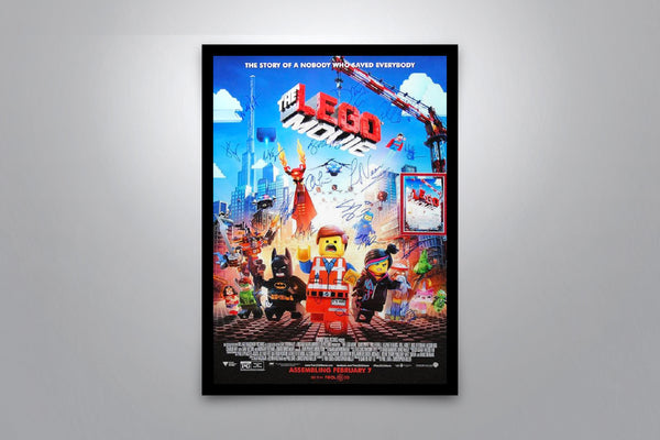 The Lego Movie Signed Poster with COA