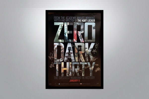 Zero Dark Thirty Signed Poster with COA