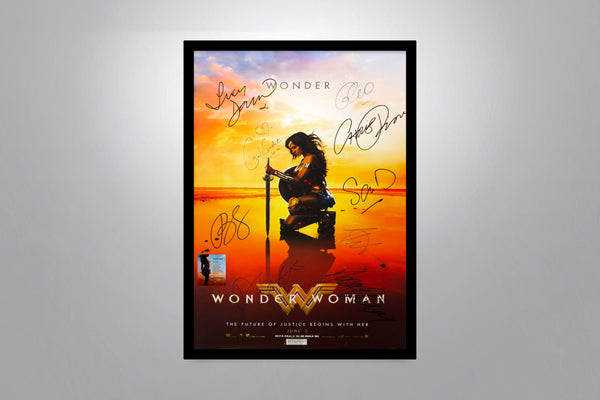 Wonder Woman Signed Poster with COA
