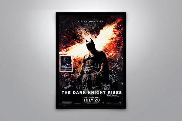 Batman: The Dark Knight RisesSigned Poster with COA