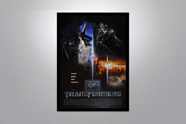 Transformers Signed Poster with COA
