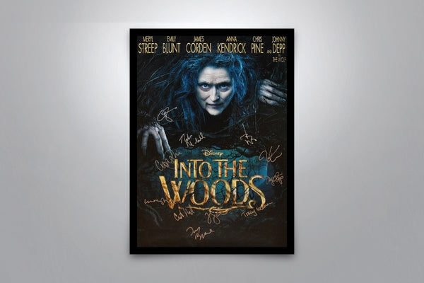 Into the Woods Signed Poster with COA