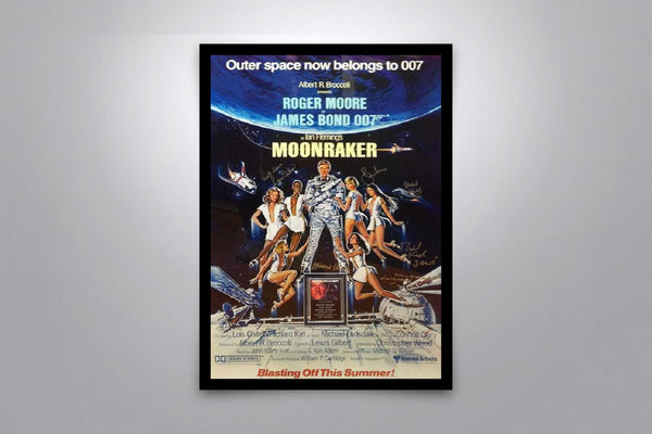 Moonraker Signed Poster with COA