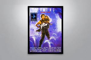 Aliens Signed Poster with COA