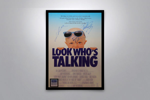 Look Who's Talking Signed Poster with COA