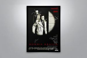Donnie Brasco Signed Poster with COA