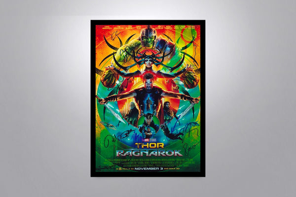 Thor: Ragnarok Signed Poster with COA