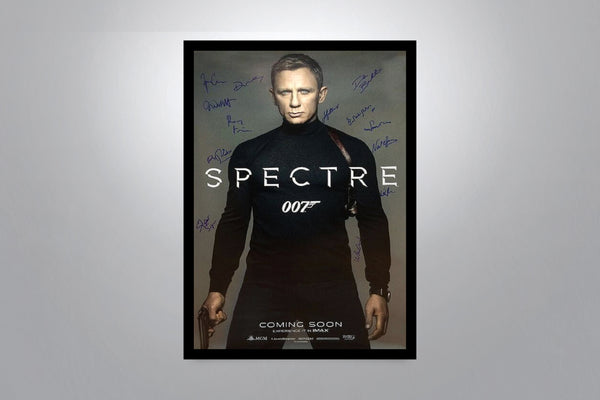 James Bond: 007 Spectre Signed Poster with COA