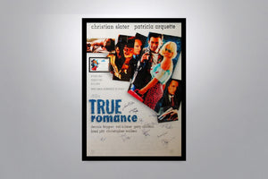 True Romance Signed Poster with COA