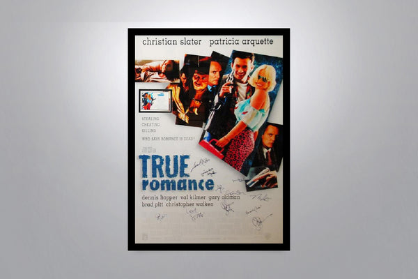 True Romance Signed Poster with COA