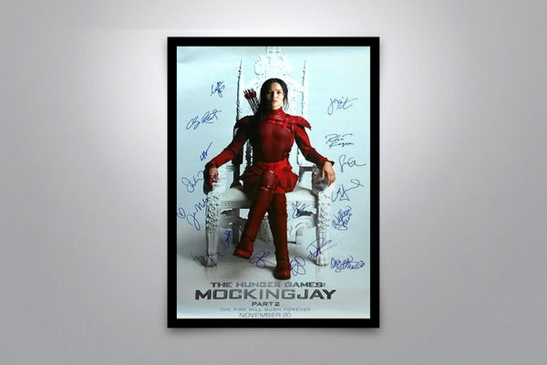 The Hunger Games: Mockingjay Part II - Rogue Nation  Signed Poster with COA