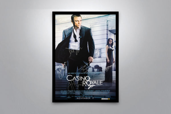 James Bond: Casino Royale Signed Poster with COA