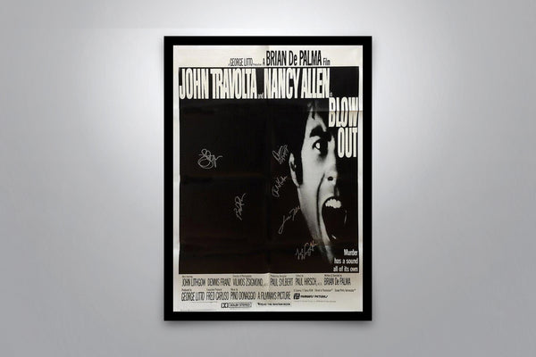 Blow Out Signed Poster with COA