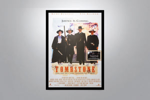 Tombstone Signed Poster with COA