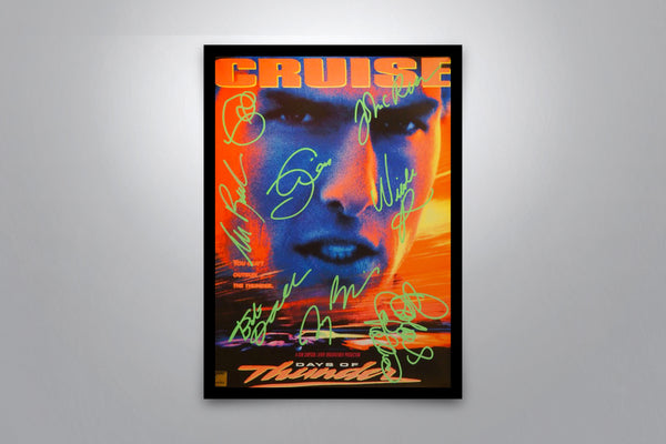 DAYS OF THUNDER - Signed Poster + COA