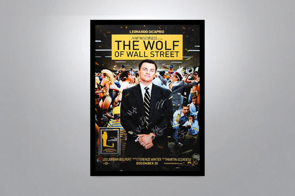 The Wolf of Wall Street Signed Poster with COA