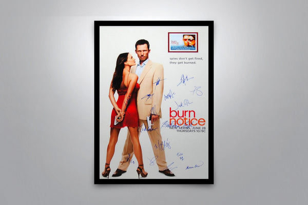 Burn Notice Signed Poster with COA