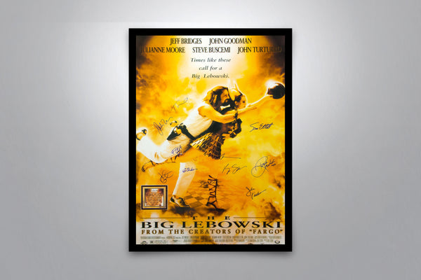 The Big Lebowski Signed Poster with COA