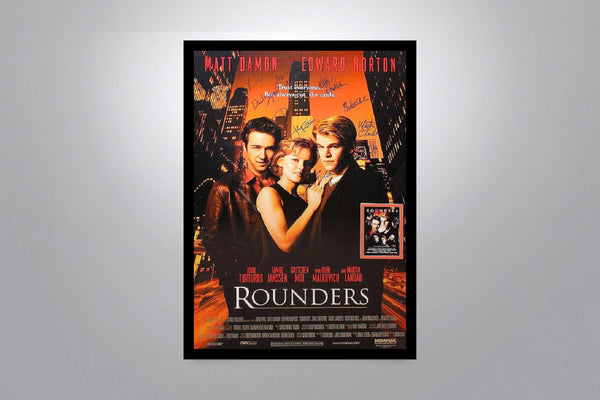 ROUNDERS - Signed Poster + COA