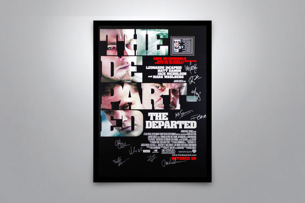 The Departed Signed Poster with COA