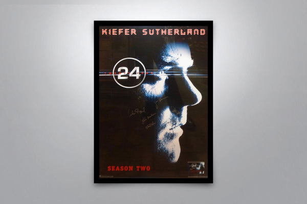 Twenty Four: Season 2 Signed Poster with COA
