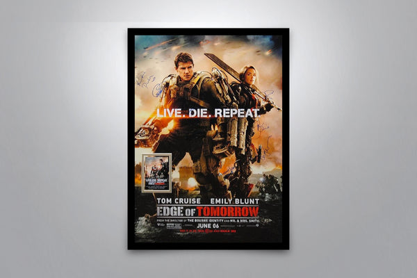 Edge of Tomorrow Signed Poster with COA