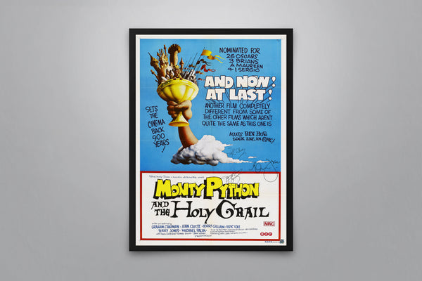 Monty Python and the Holy Grail Signed Poster with COA