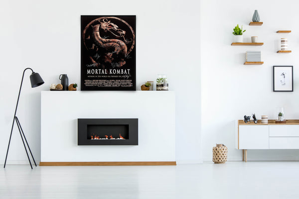 Mortal Kombat Signed Poster with COA