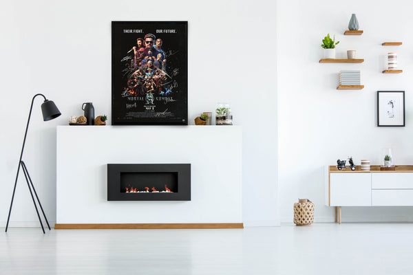 Mortal Kombat II Signed Poster with COA