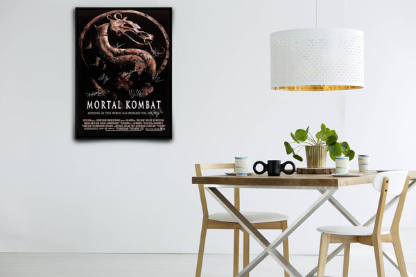 Mortal Kombat Signed Poster with COA