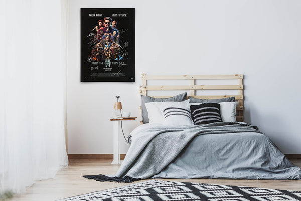 Mortal Kombat II Signed Poster with COA