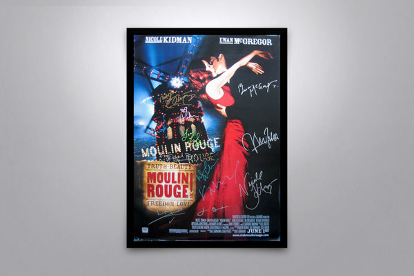 Moulin Rouge! Signed Poster with COA