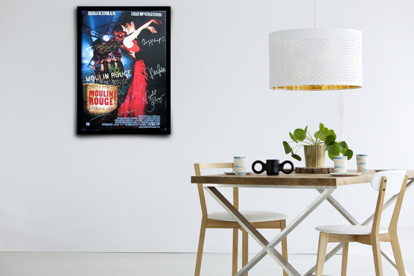 Moulin Rouge! Signed Poster with COA