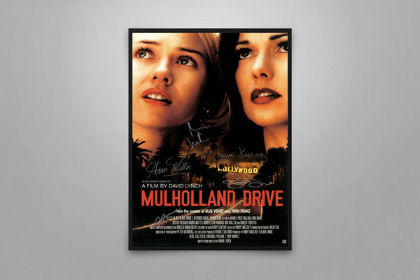 Mulholland Drive Signed Poster with COA