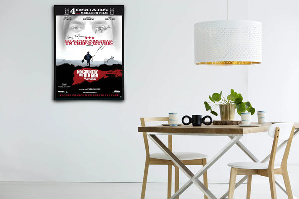 No Country For Old Men Signed Poster with COA