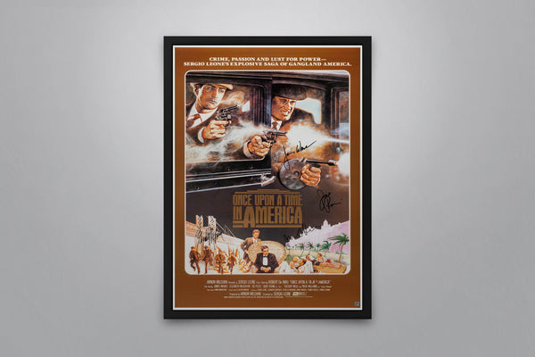 Once Upon A Time in America Signed Poster with COA