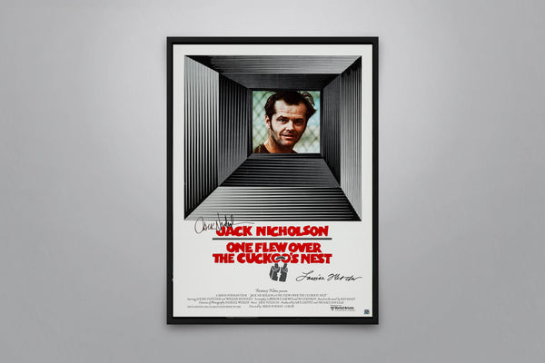One Flew Over the Cuckoo's Nest Signed Poster with COA
