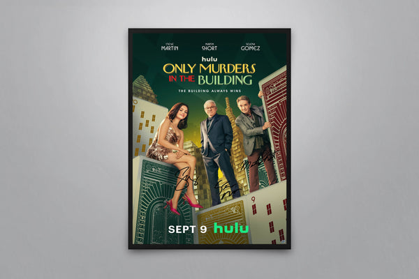 Only Murders in the Building Signed Poster with COA
