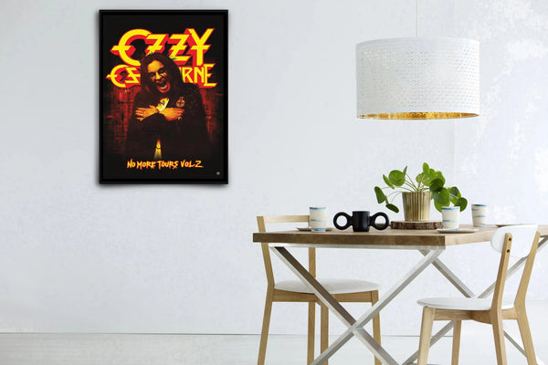 Ozzy Osbourne: No More Tours Vol 2 Signed Poster with COA