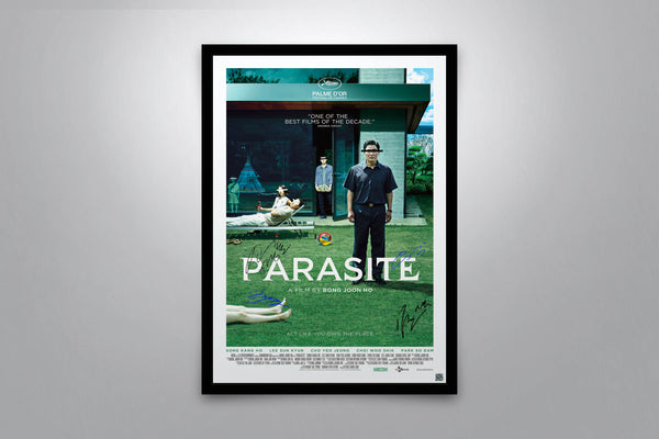 Parasite Signed Poster with COA