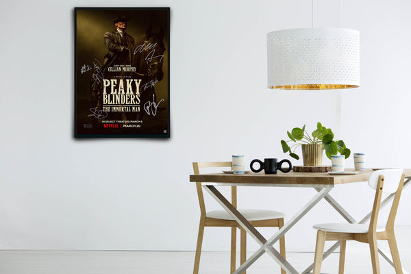 Peaky Blinders: The Immortal Man Signed Poster with COA