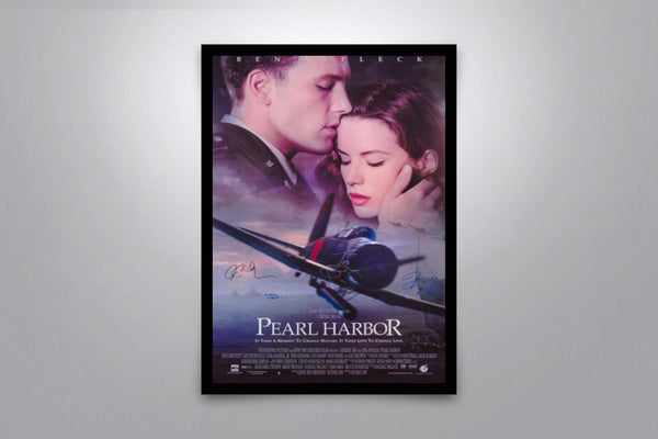 Pearl Harbor Signed Poster with COA
