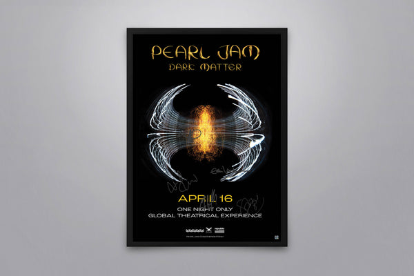 Pearl Jam: Dark Matter - Signed Poster + COA