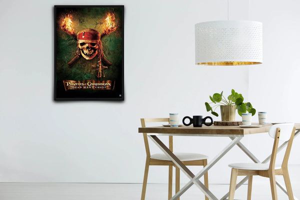 Pirates of the Caribbean: Dead Man's Chest Signed Poster with COA