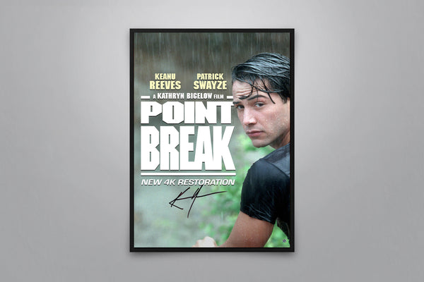 Point Break (2024 Rerelease) Signed Poster with COA