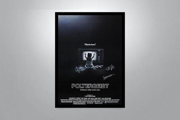 Poltergeist Signed Poster with COA