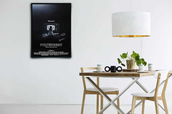Poltergeist Signed Poster with COA
