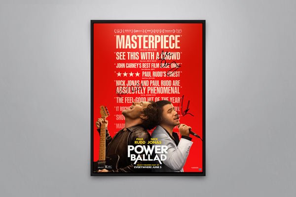 Power Ballad Signed Poster with COA